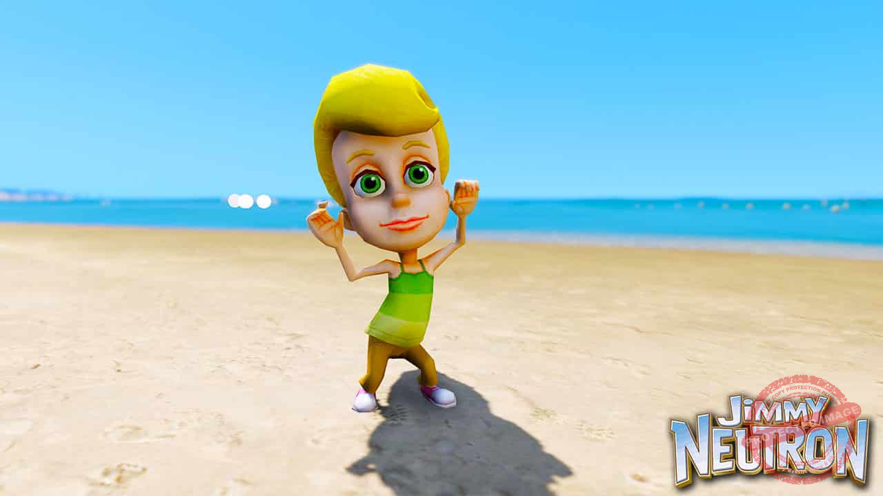 GTA 5 Mods Cindy Vortex in Jimmy Neutron