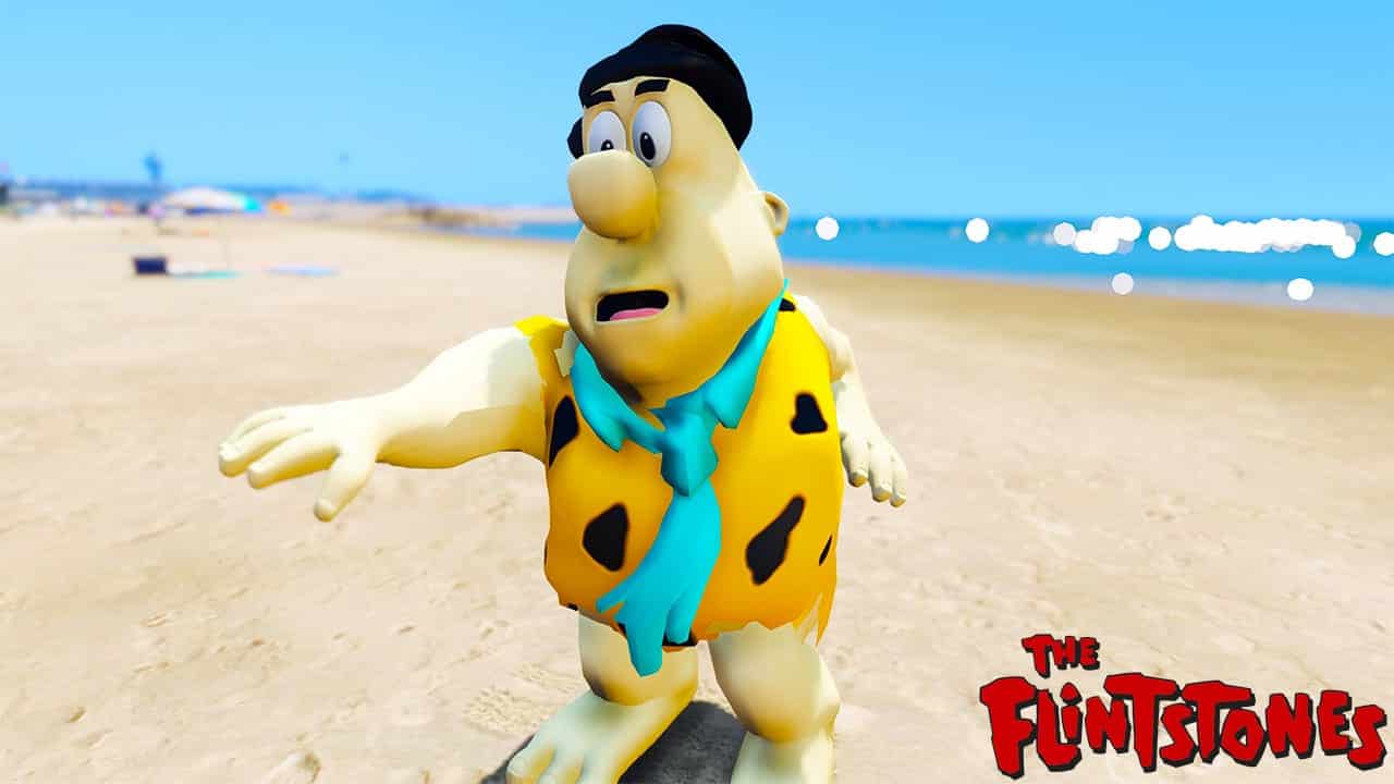 GTA 5 Mods Fred Flintstone