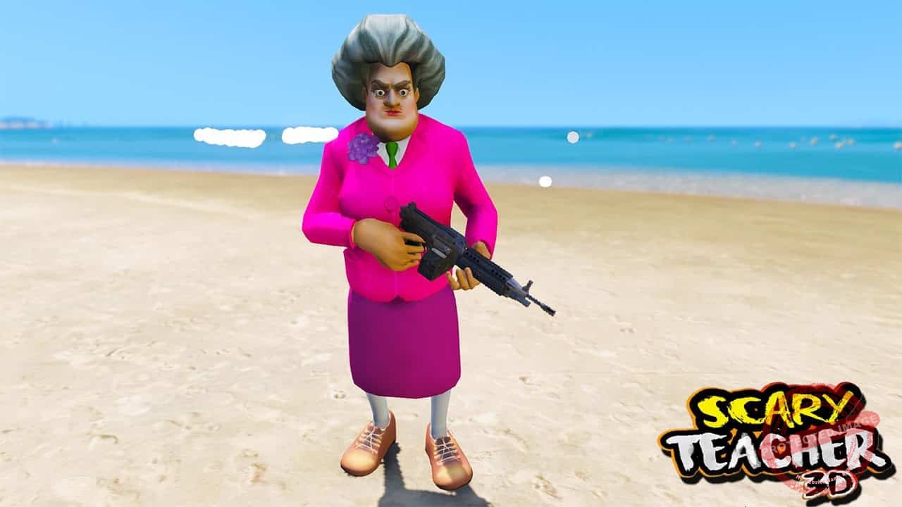 GTA 5 Mods Scary Teacher 3D Agatha