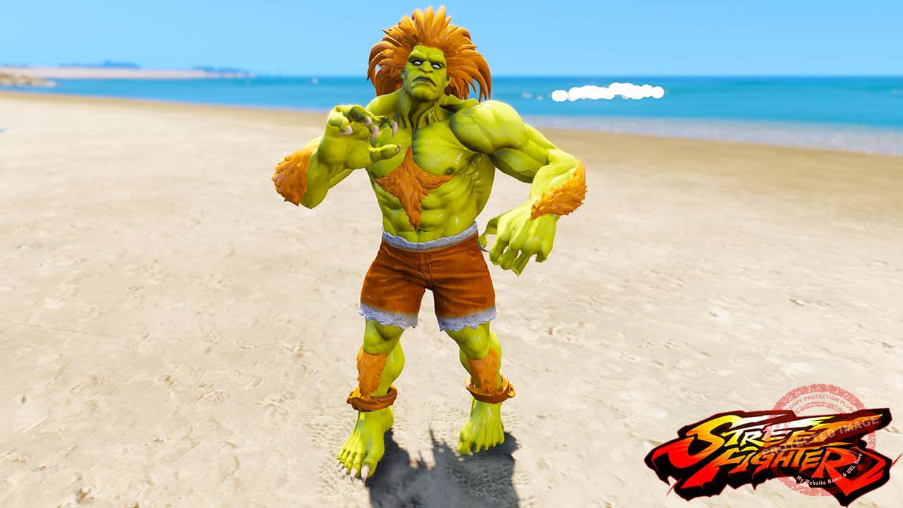 GTA 5 Mods Blanka Superstreet Fighter