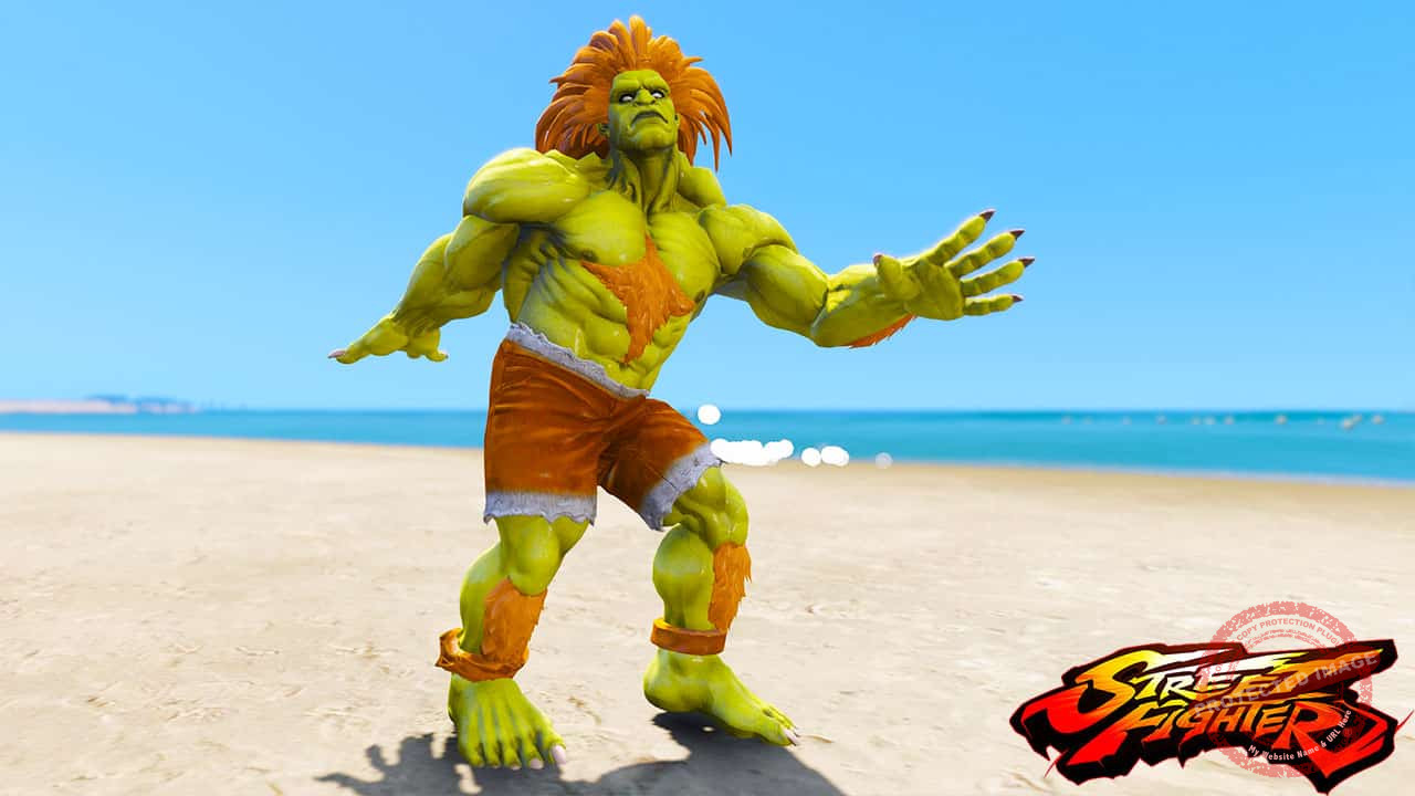 GTA 5 Mods Blanka Superstreet Fighter