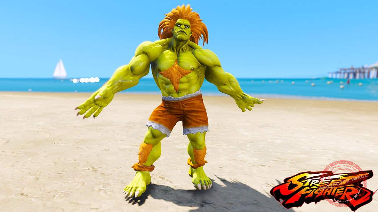 GTA 5 Mods Blanka Superstreet Fighter