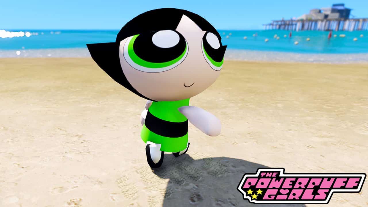 GTA 5 Mods Powerpuff Girls Buttercup