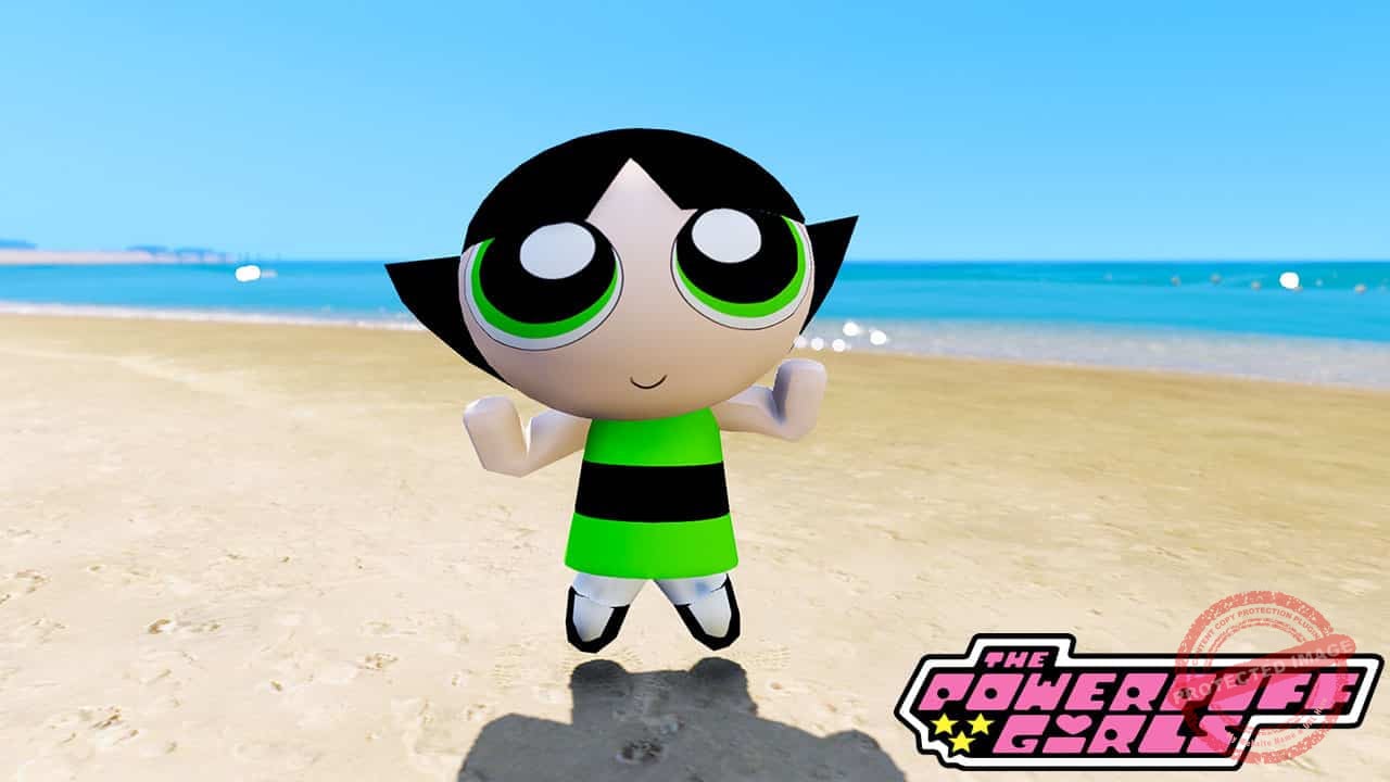 GTA 5 Mods Powerpuff Girls Buttercup