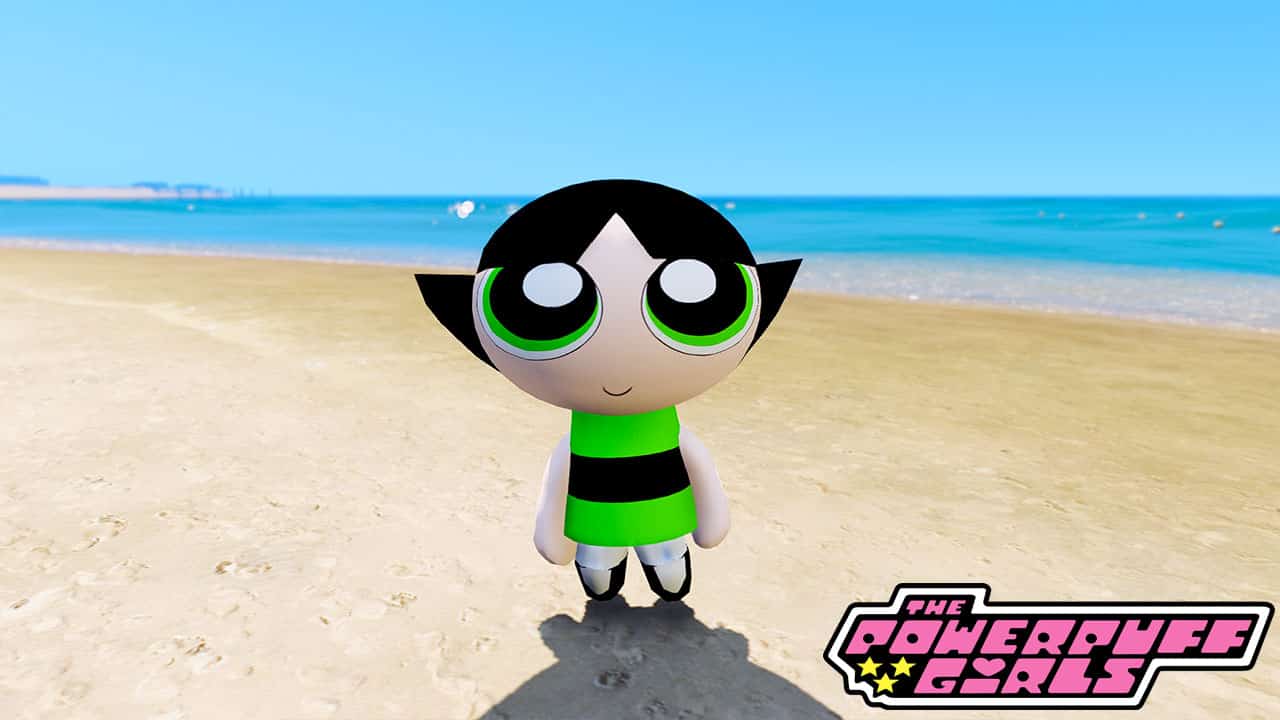 GTA 5 Mods Powerpuff Girls Buttercup