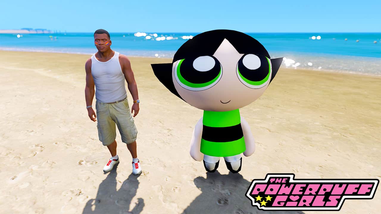 GTA 5 Mods Powerpuff Girls Buttercup