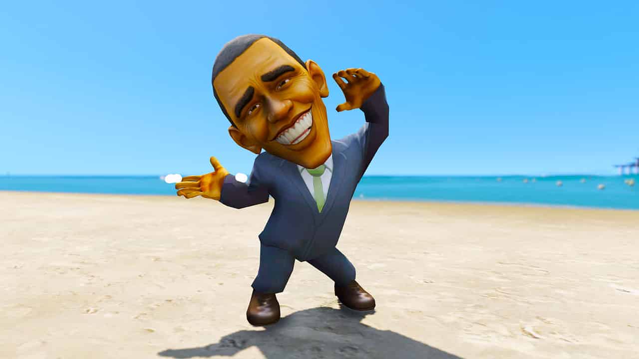 GTA 5 Mods Chibi Obama