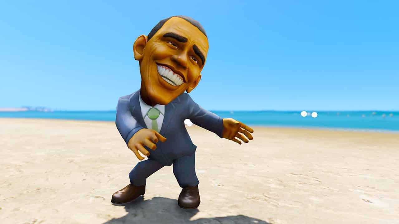 GTA 5 Mods Chibi Obama