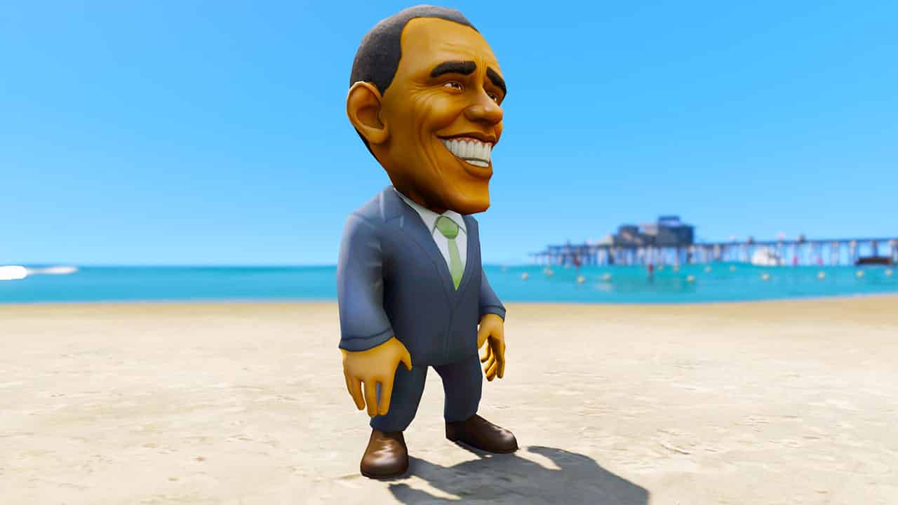 GTA 5 Mods Chibi Obama