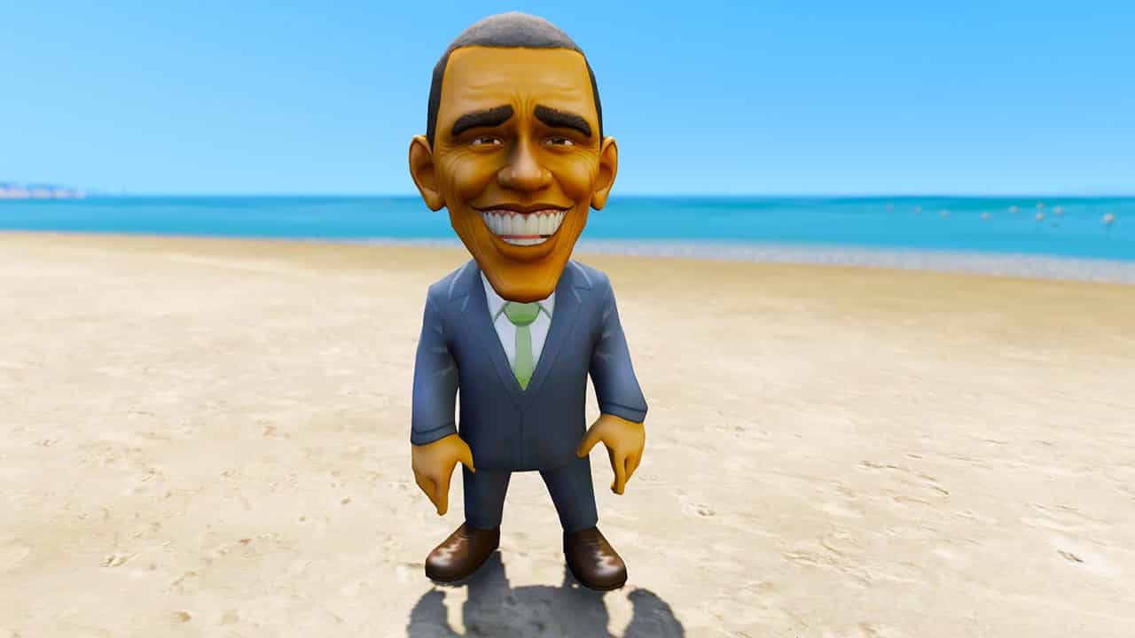 GTA 5 Mods Chibi Obama