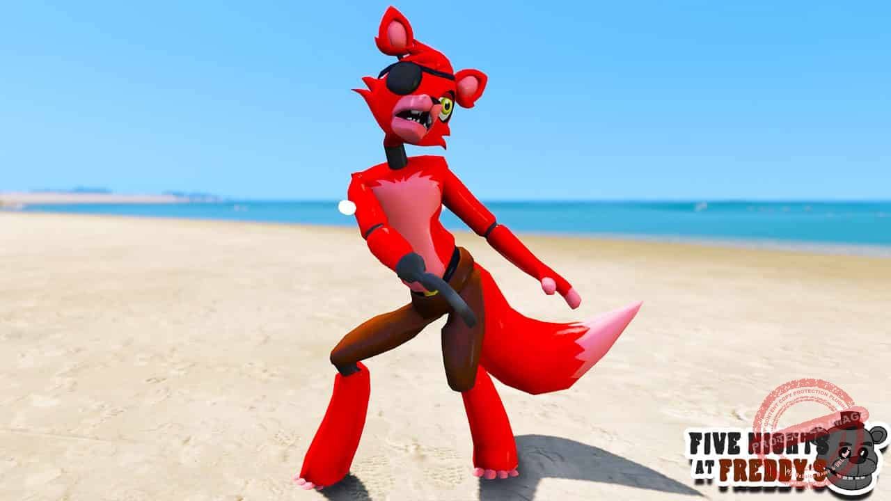 GTA 5 Mods FNAF DKC Foxy