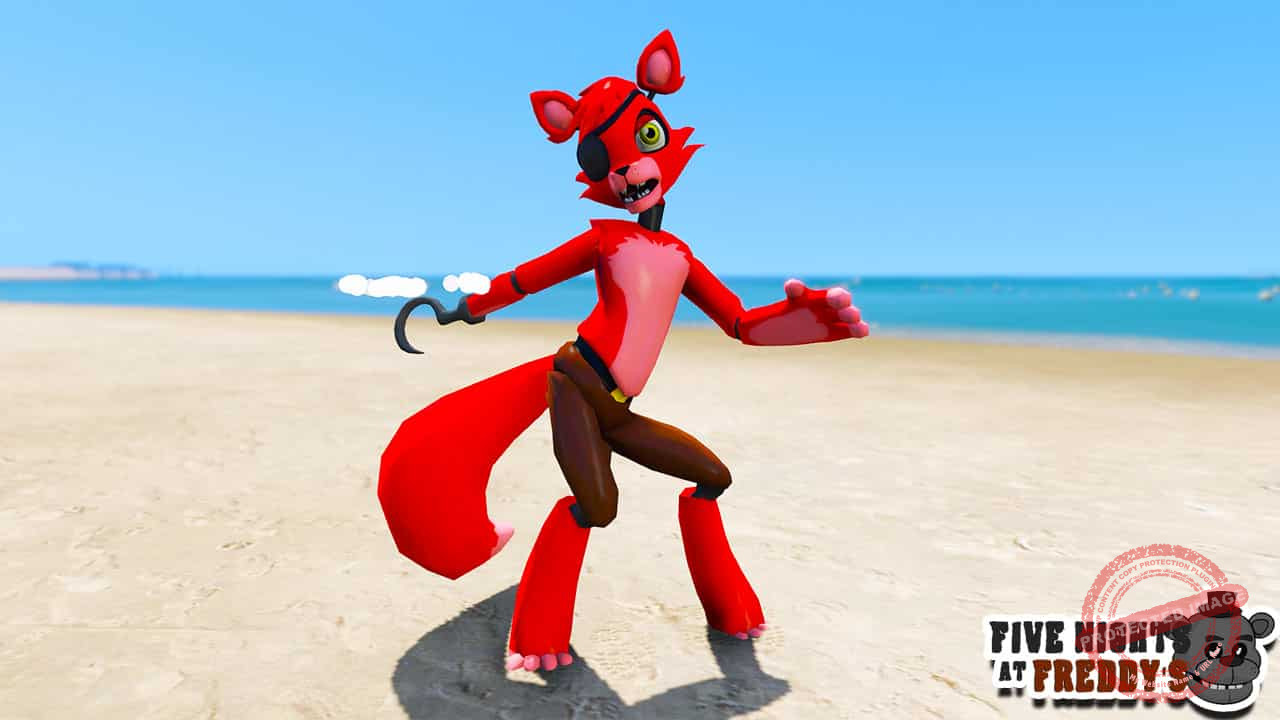GTA 5 Mods FNAF DKC Foxy