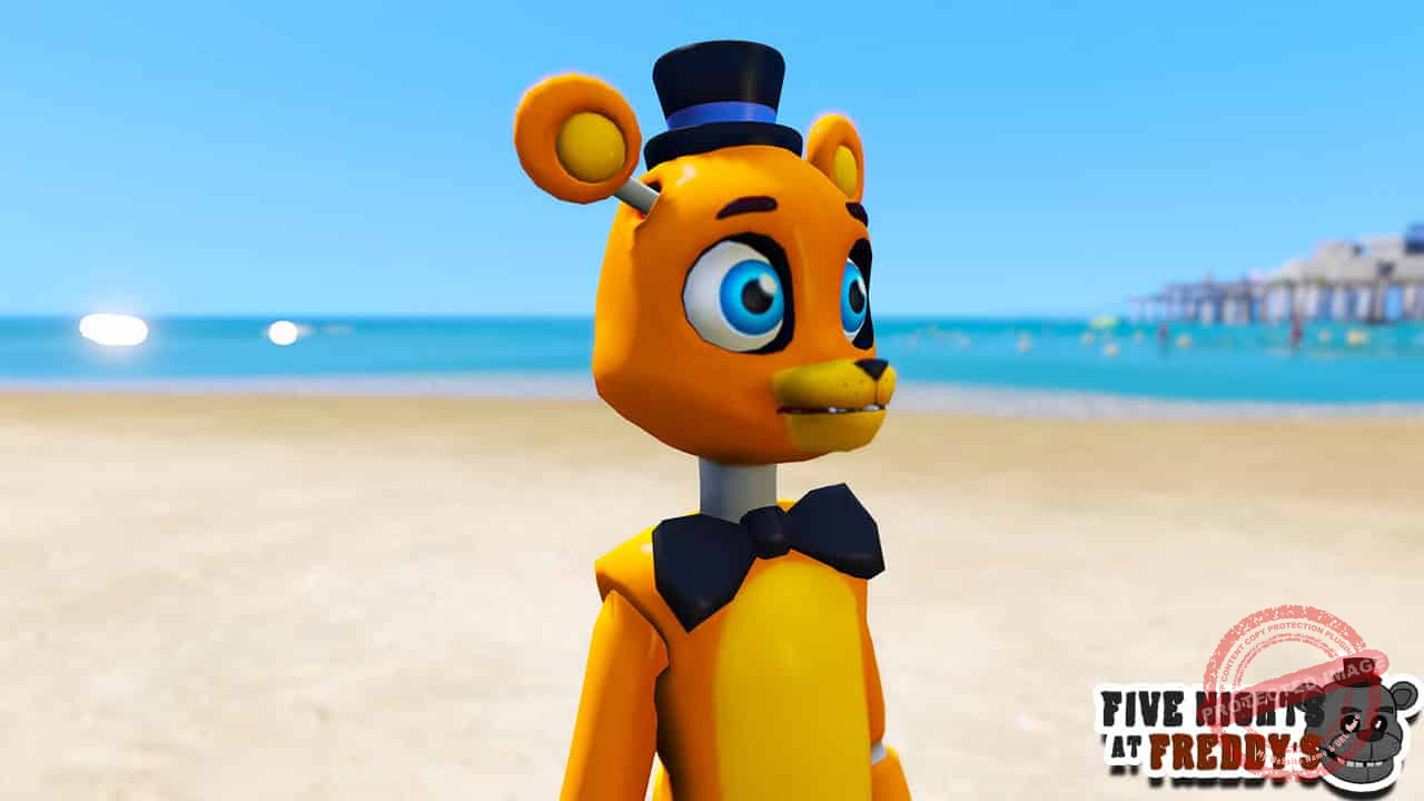 GTA 5 Mods FNAF DKC Freddy