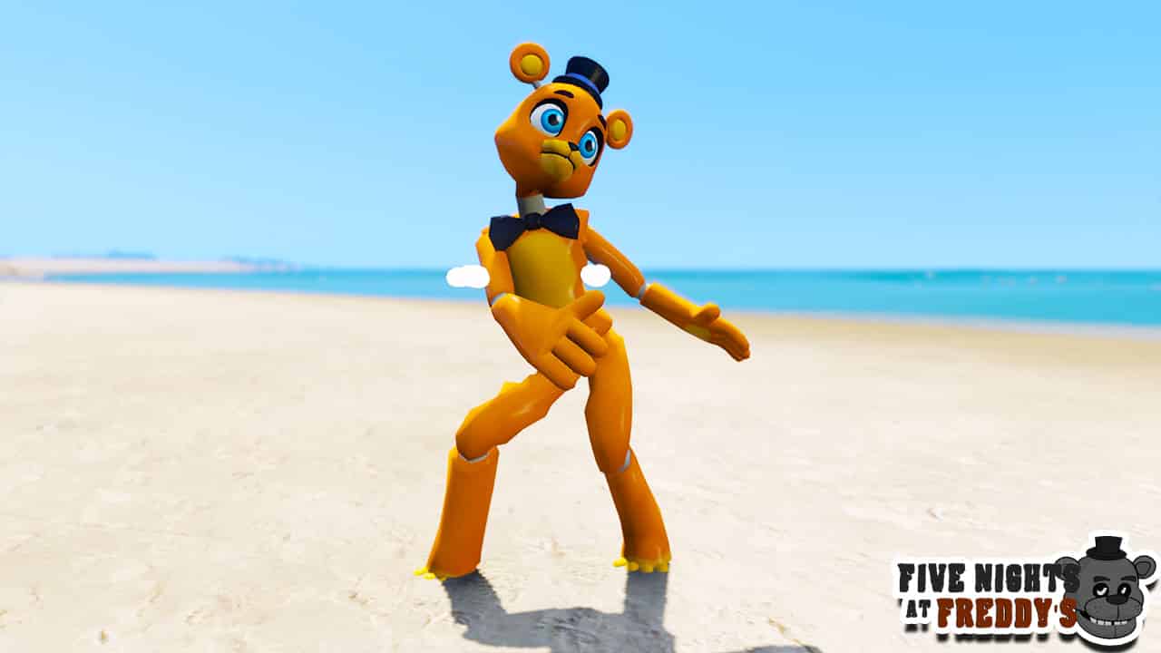 GTA 5 Mods FNAF DKC Freddy