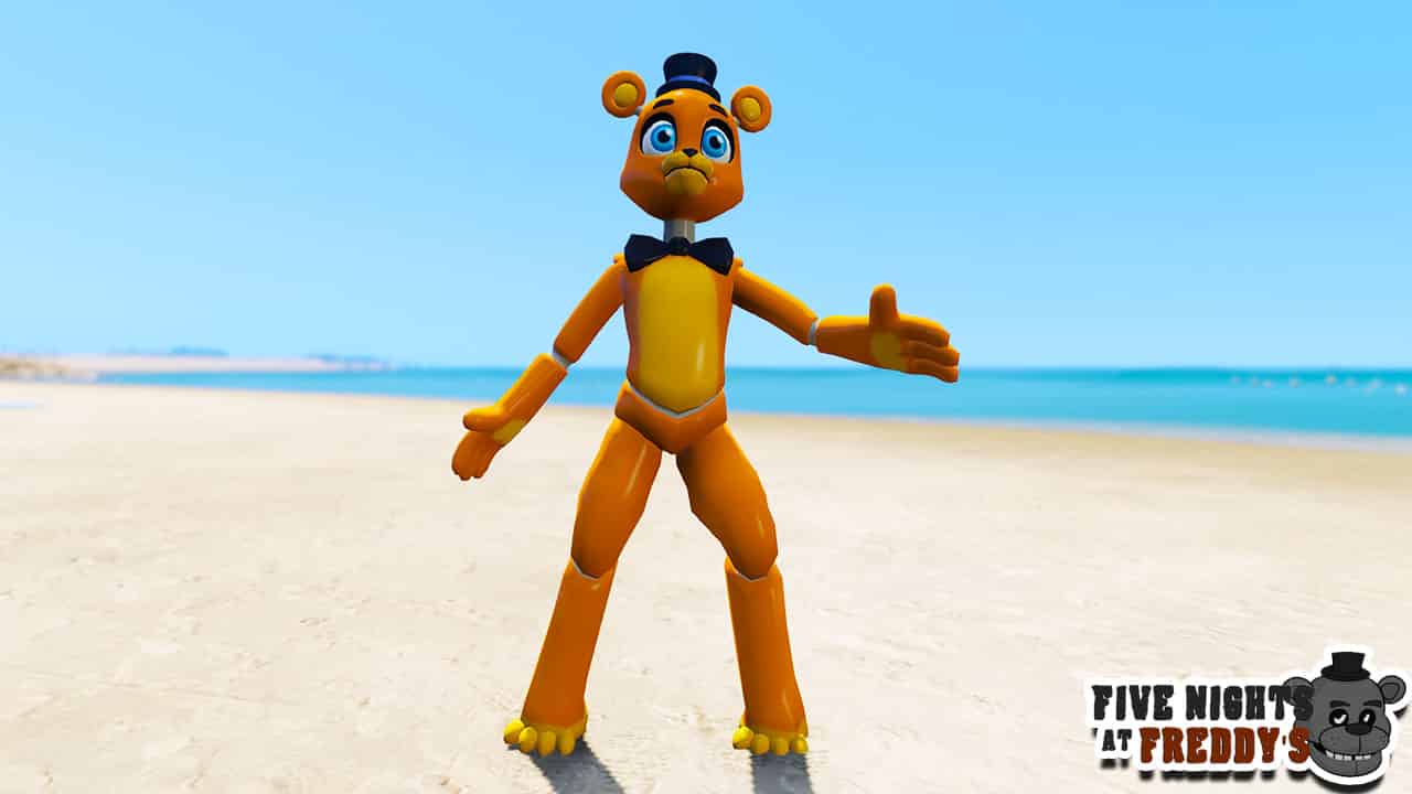 GTA 5 Mods FNAF DKC Freddy