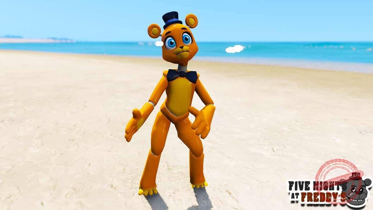 GTA 5 Mods FNAF DKC Freddy