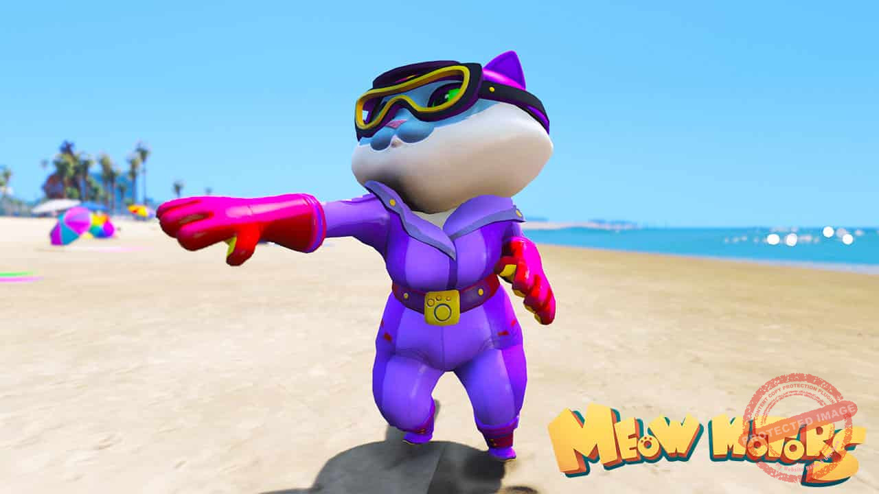 GTA 5 Mods Dora in Meow Motors
