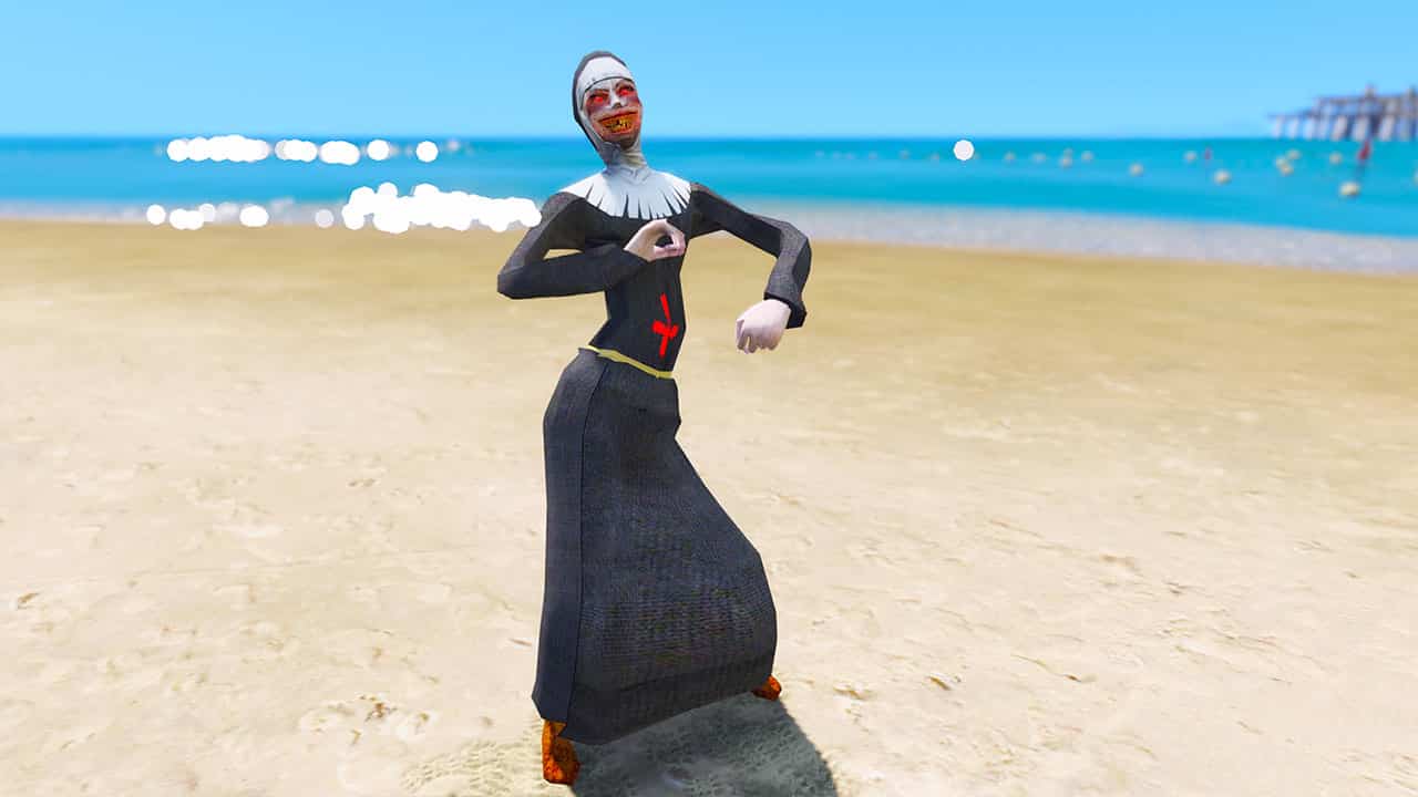GTA 5 Mods Evil Nun