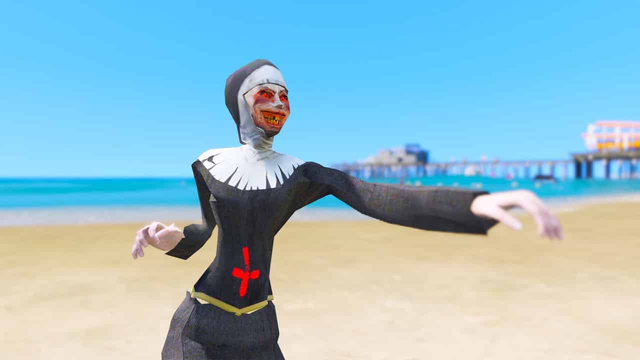 GTA 5 Mods Evil Nun