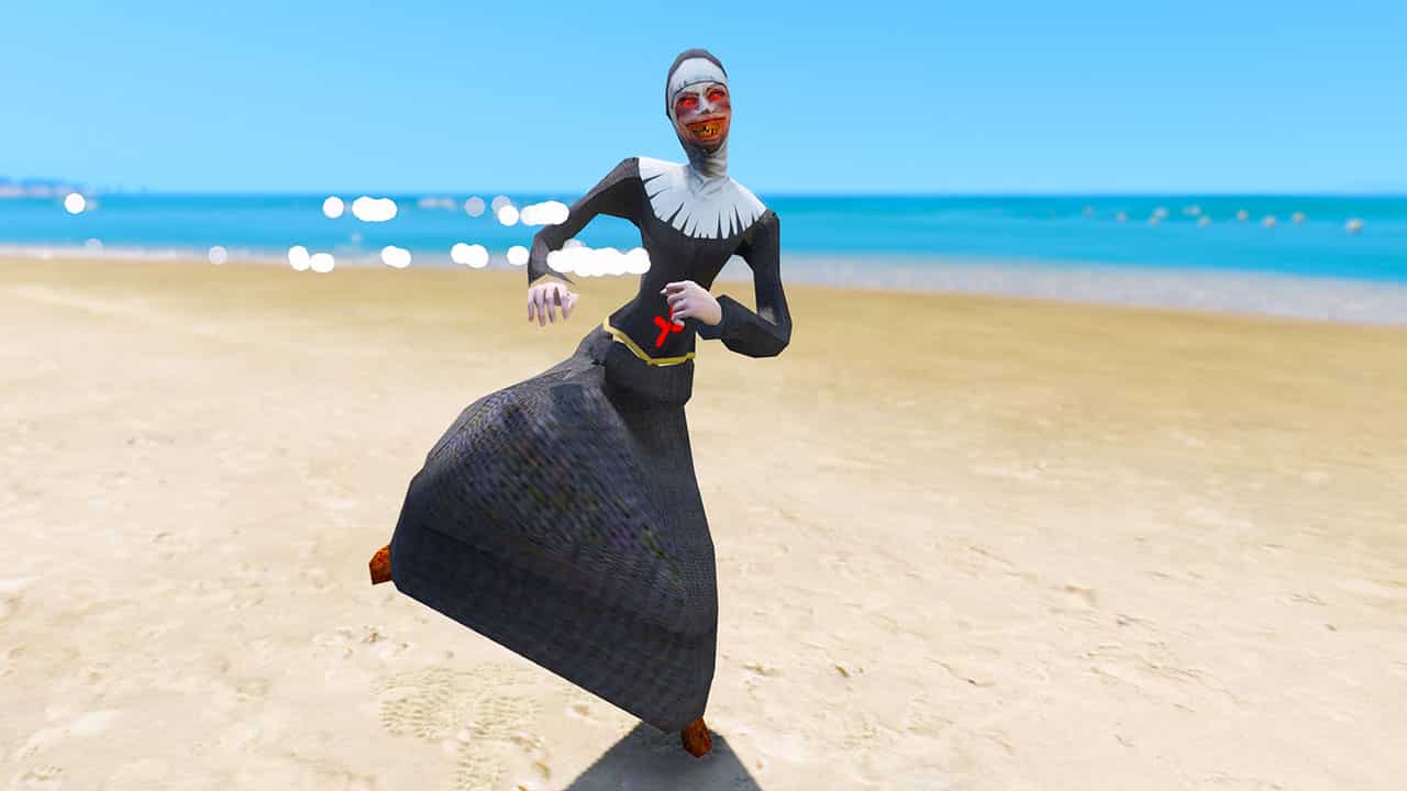 GTA 5 Mods Evil Nun
