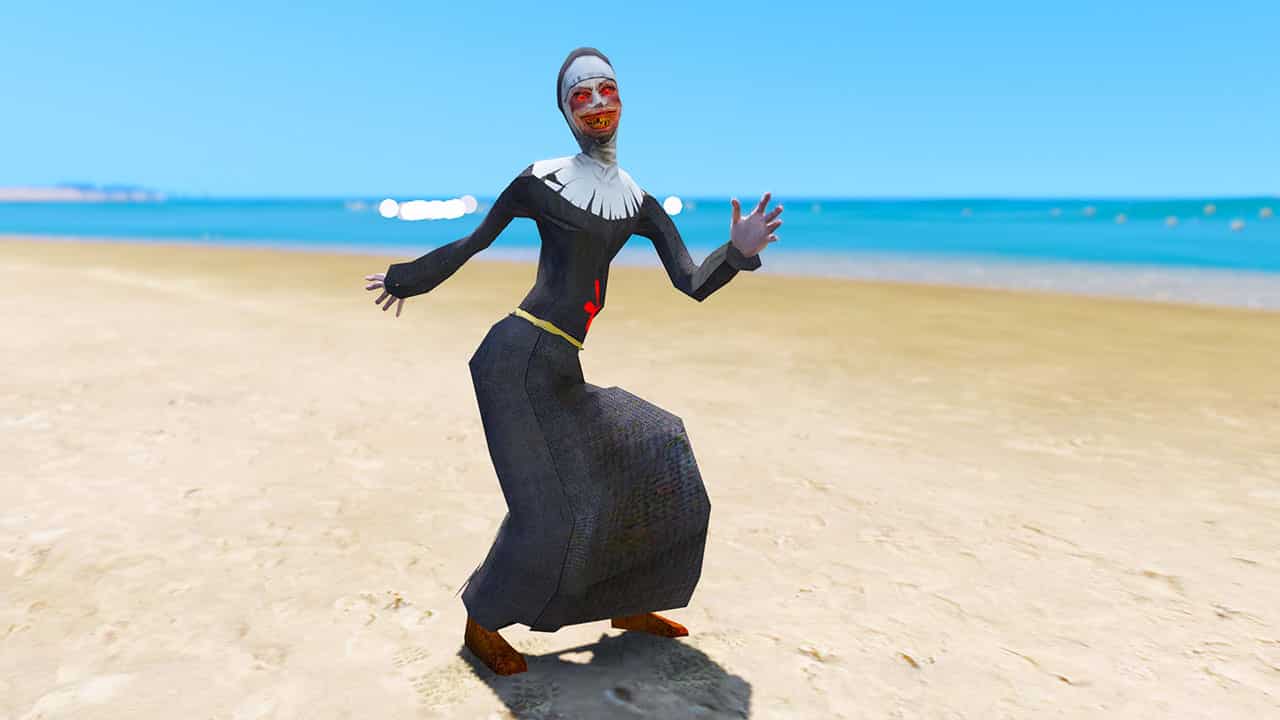 GTA 5 Mods Evil Nun
