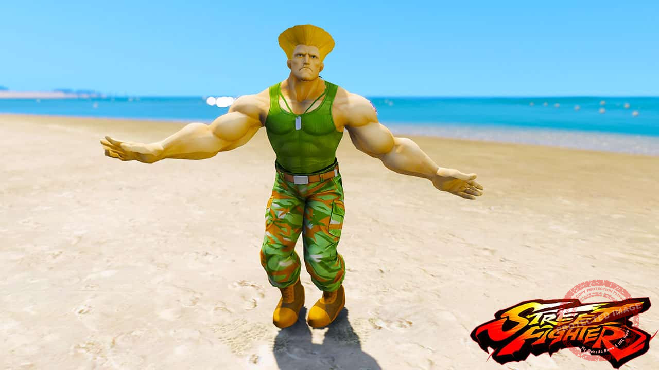 GTA 5 Mods Guile Super Street Fighter