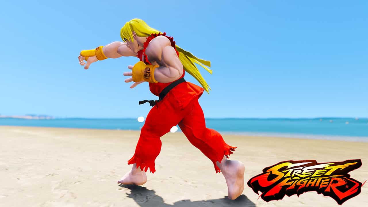 GTA 5 Mods Ken in Super Street Fighter