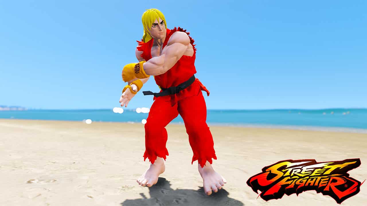 GTA 5 Mods Ken in Super Street Fighter