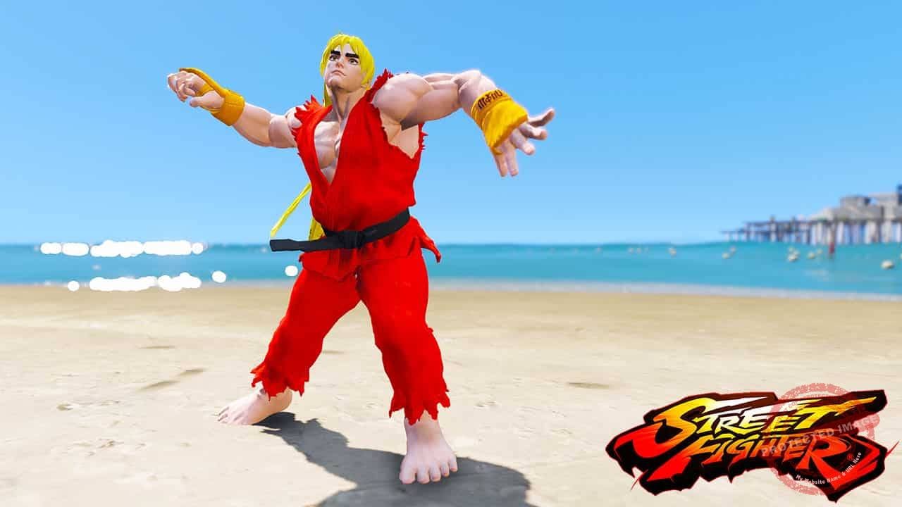 GTA 5 Mods Ken in Super Street Fighter
