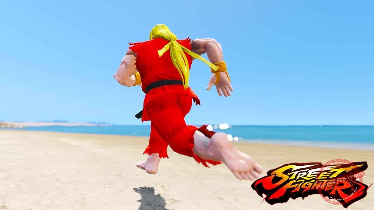 GTA 5 Mods Ken in Super Street Fighter
