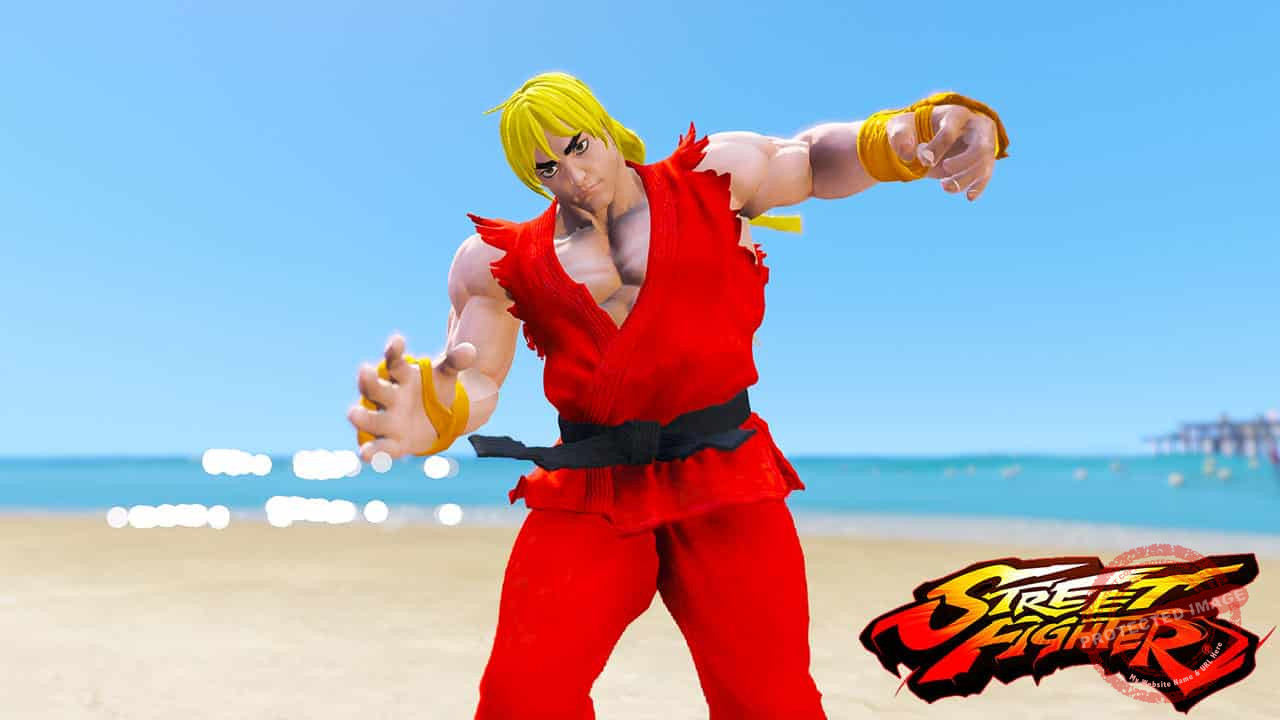 GTA 5 Mods Ken in Super Street Fighter