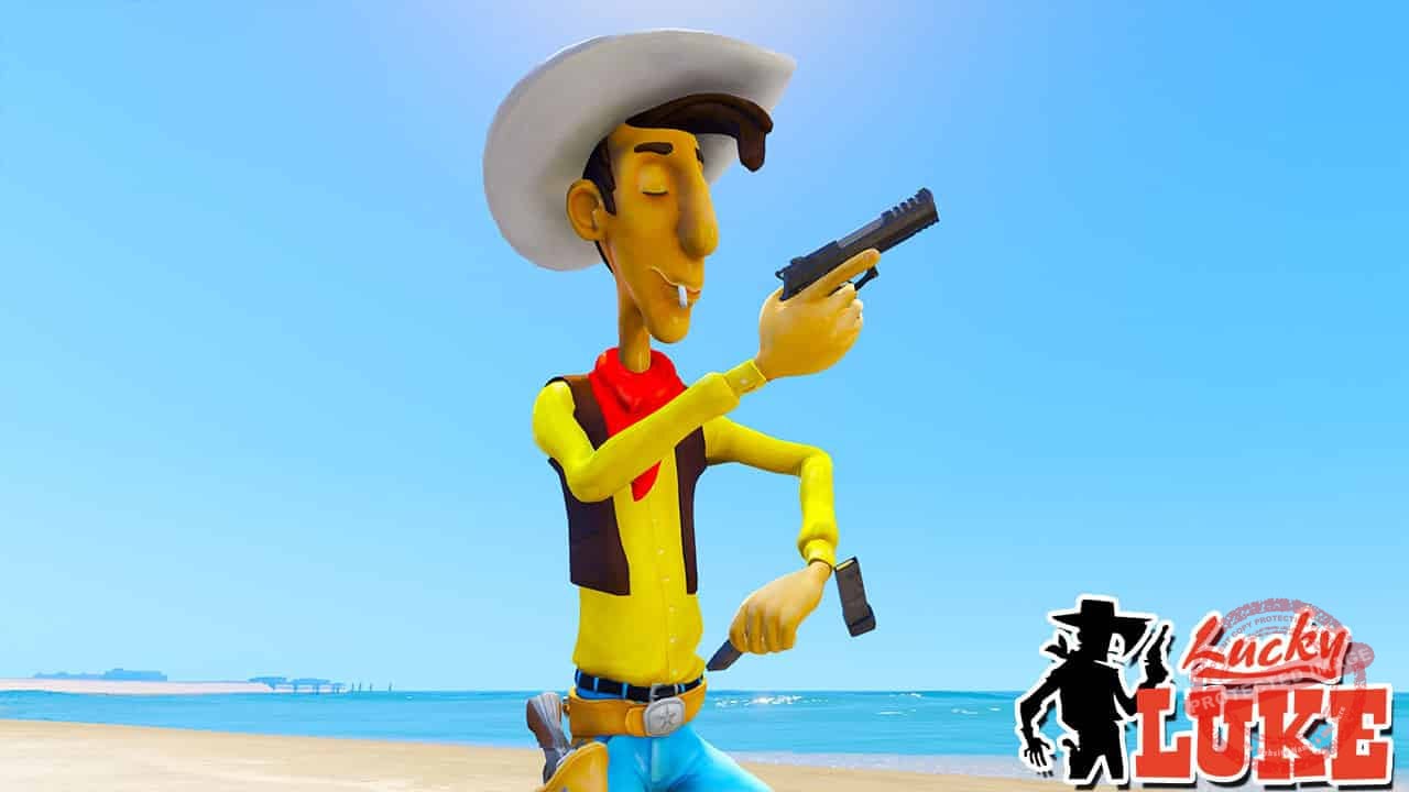 GTA 5 Mods Luky Luke