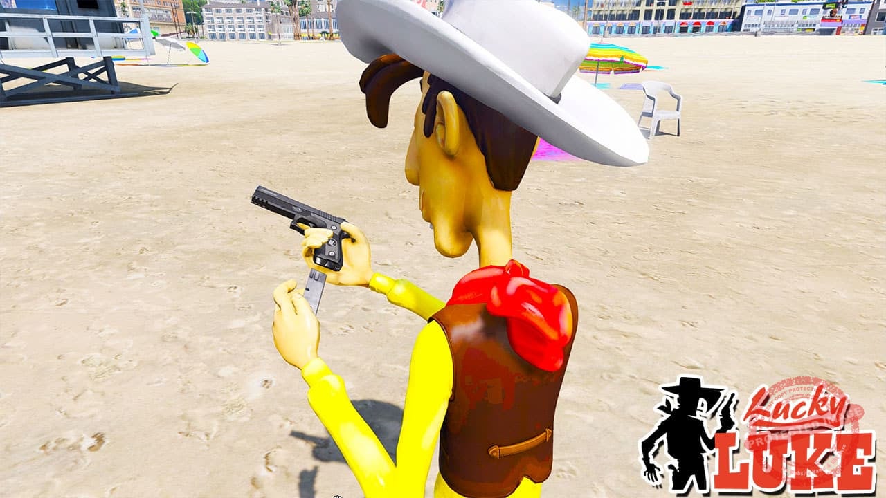 GTA 5 Mods Luky Luke