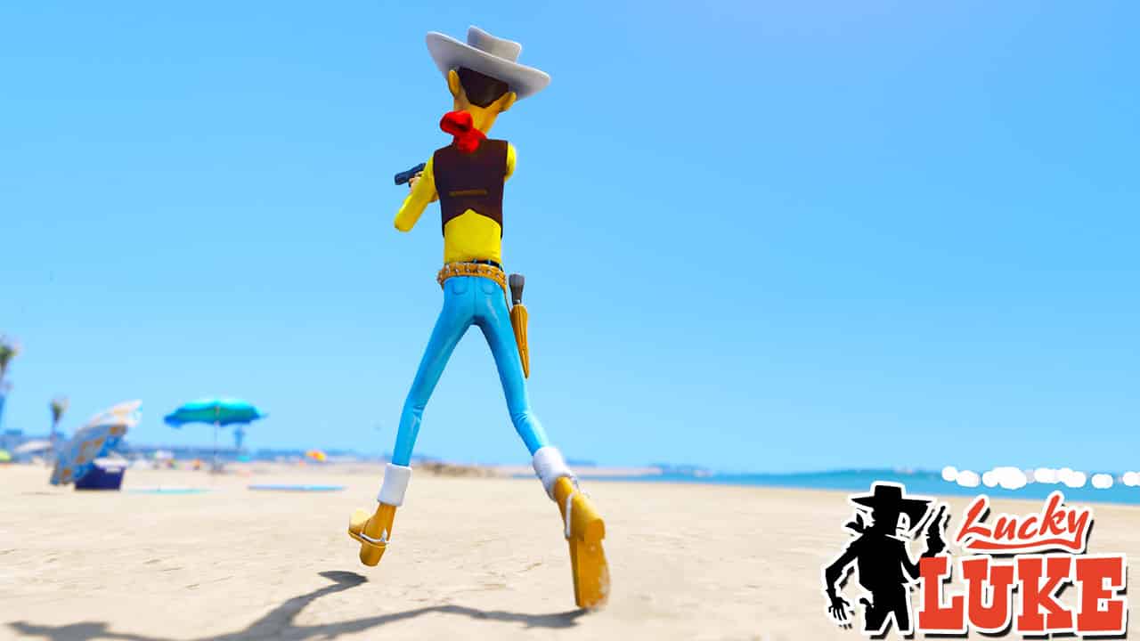 GTA 5 Mods Luky Luke