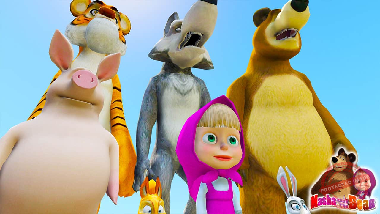 GTA 5 Mods Masha and the Bear FULL PACK