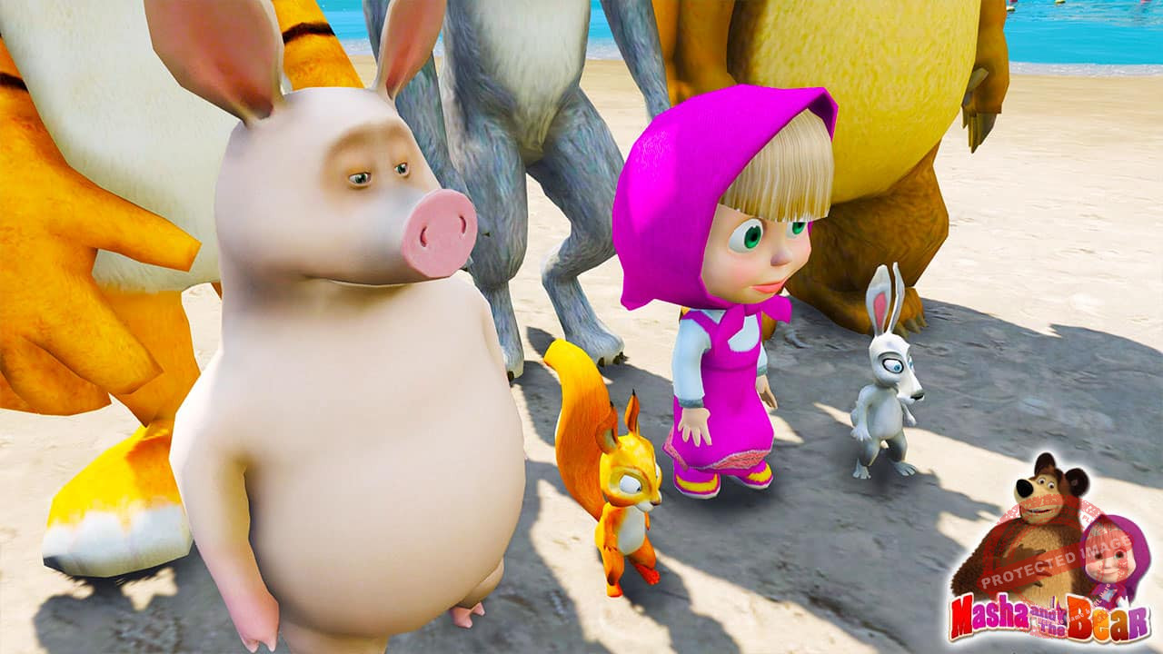 GTA 5 Mods Masha and the Bear FULL PACK