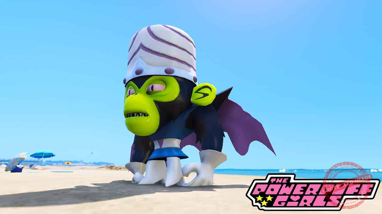 GTA 5 Mods Mojo Jojo in Powerpuff Girls
