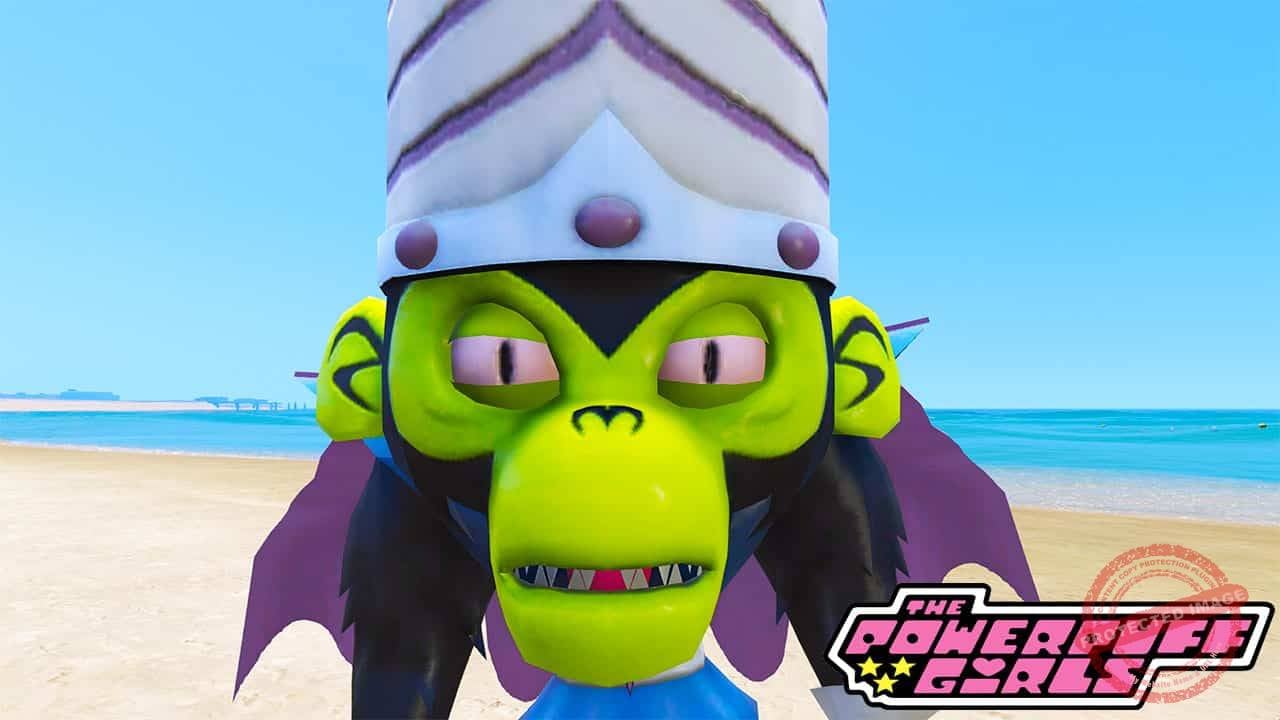 GTA 5 Mods Mojo Jojo in Powerpuff Girls