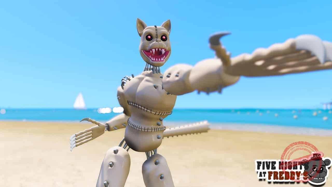GTA 5 Mods FNAF Monster Cat