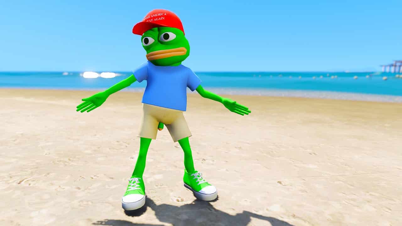 GTA 5 Mods Pepe The Sad Frog