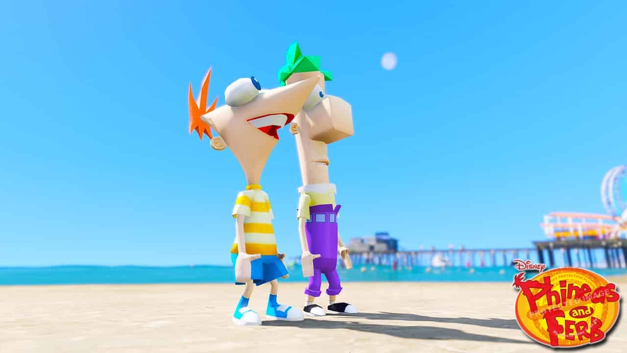 GTA 5 Mods Phineas and Ferb