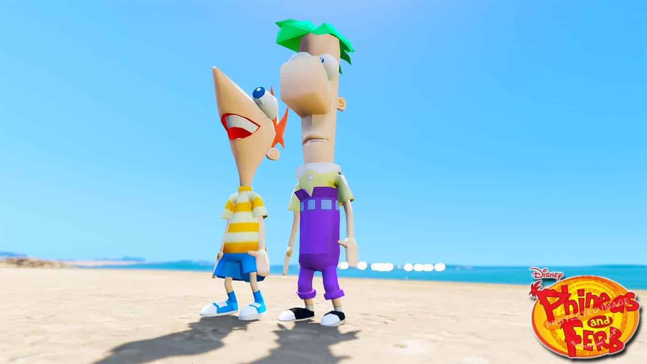 GTA 5 Mods Phineas and Ferb