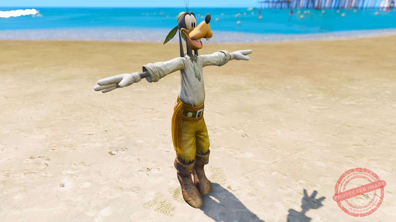 GTA 5 Mods Pirate Goofy