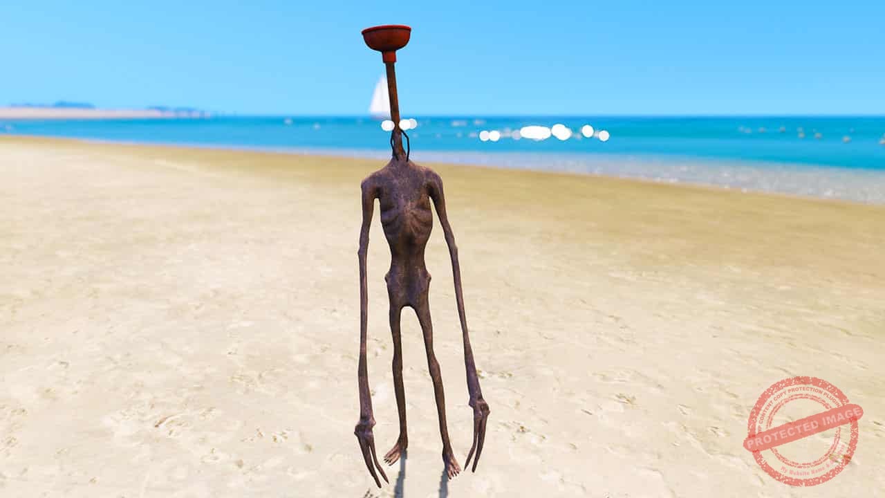 GTA 5 Mods PLUNGER SIREN HEAD