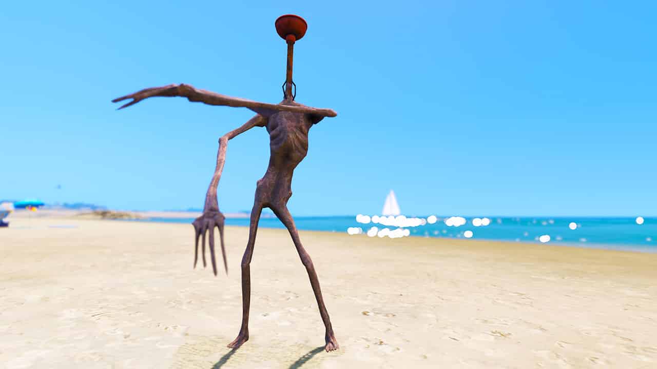 GTA 5 Mods PLUNGER SIREN HEAD