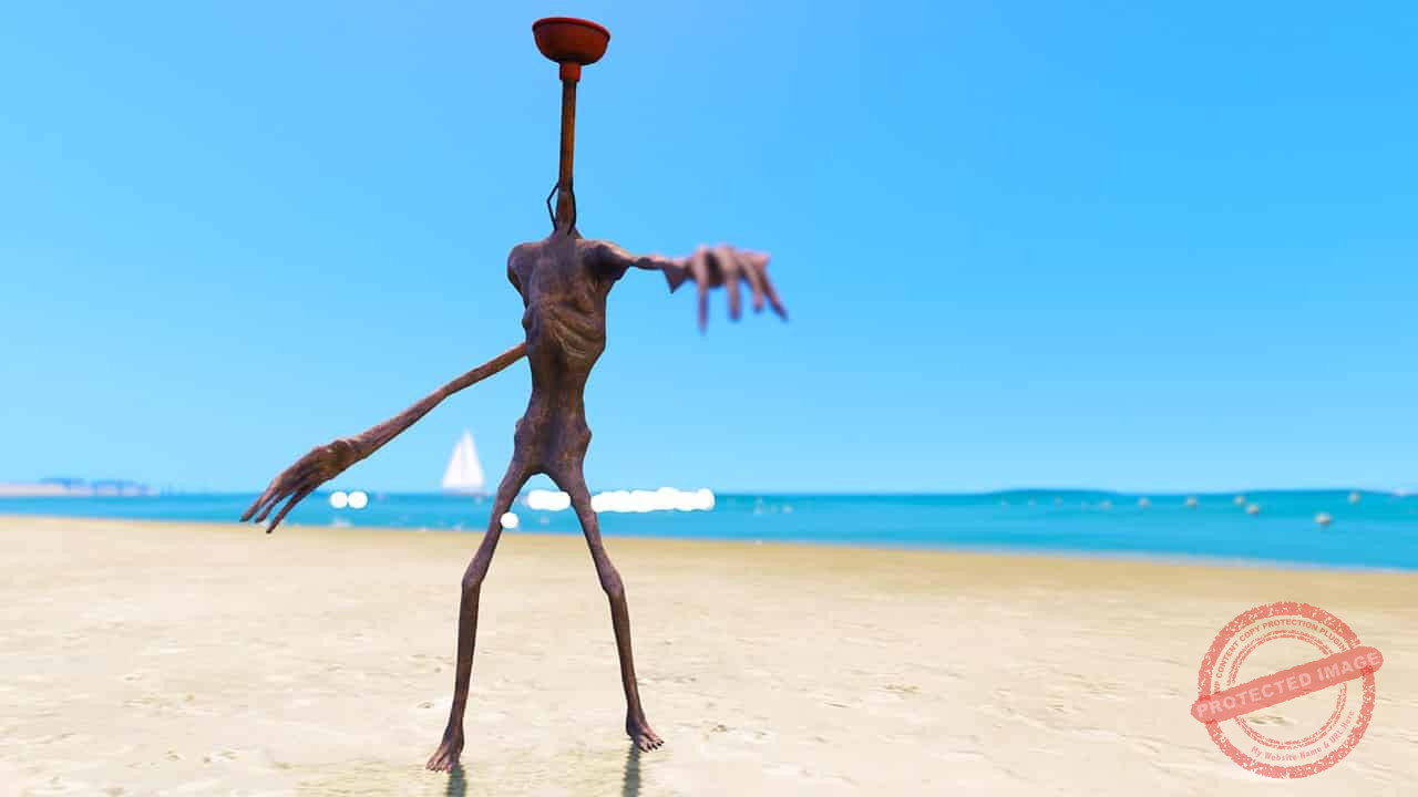 GTA 5 Mods PLUNGER SIREN HEAD