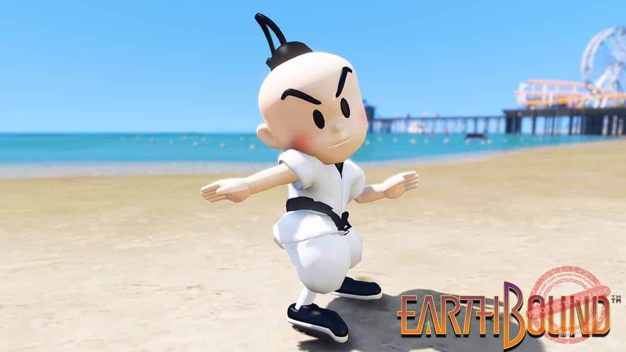 GTA 5 Mods Prince Poo in Earthbound