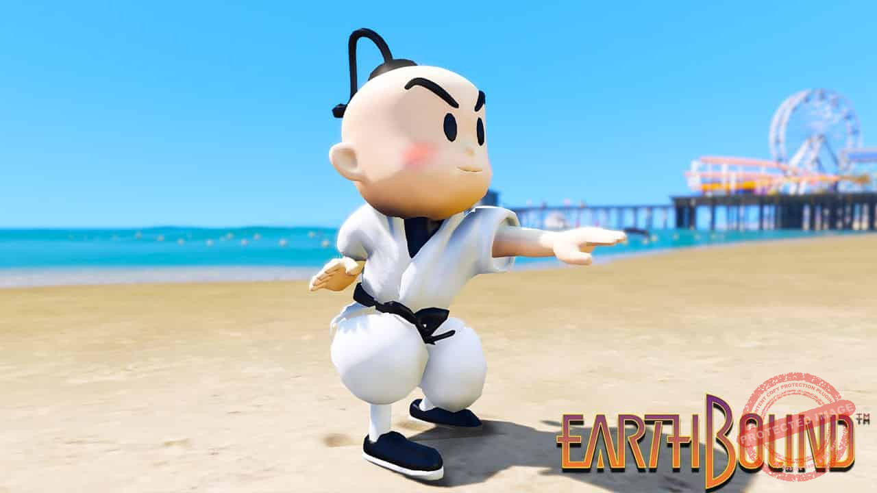 GTA 5 Mods Prince Poo in Earthbound
