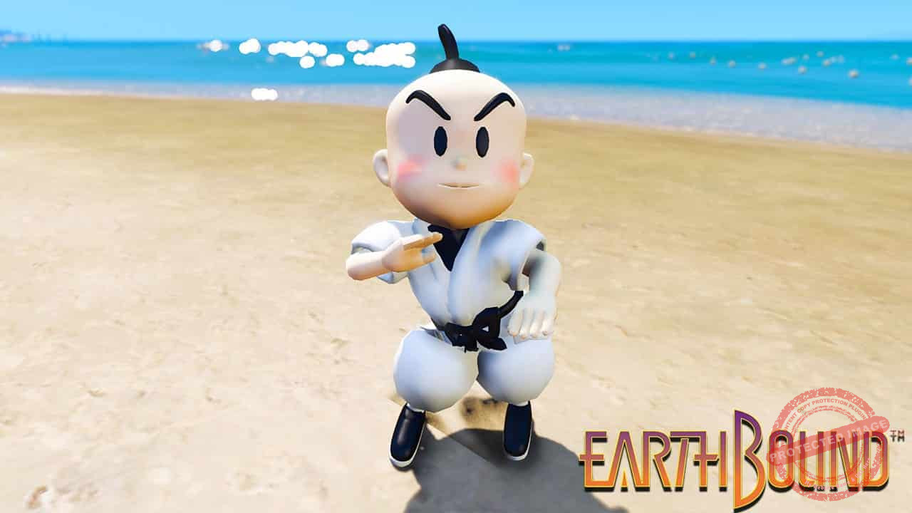 GTA 5 Mods Prince Poo in Earthbound