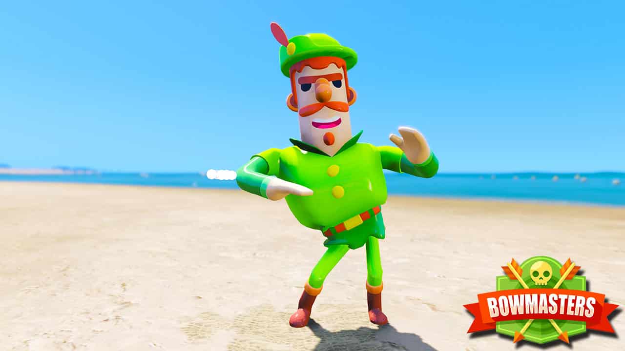 GTA 5 Mods ROBIN in Bowmasters